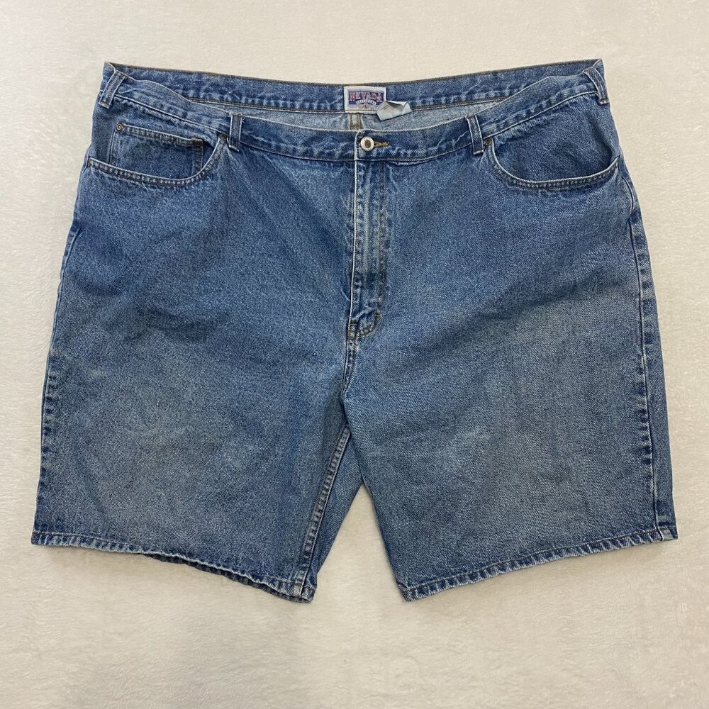 Nevada Jeanswear Blue Denim Jean Shorts Jorts Vintage Y2K Campcore Baggy Sz 46